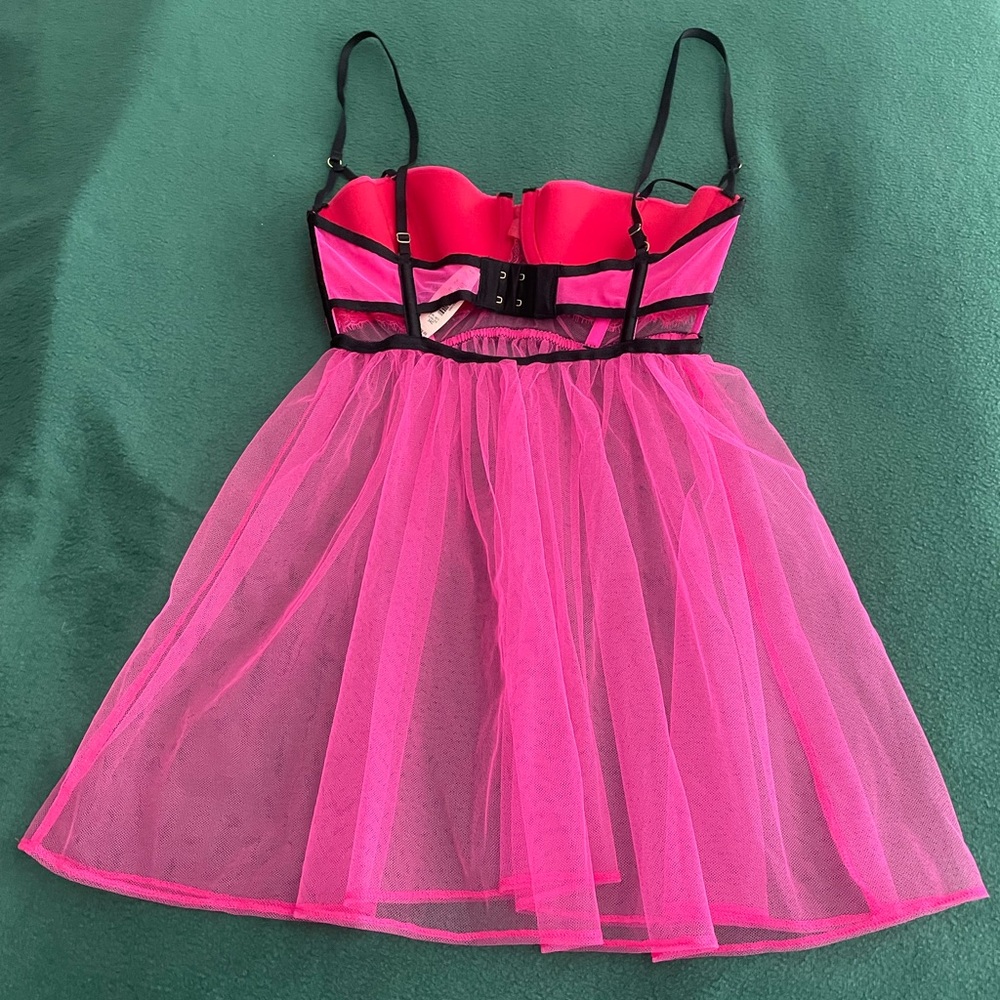 Victoria’s Secret Black Cage Babydoll - Picture 7 of 13